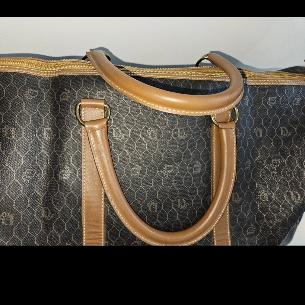 Authentic Dior Black and Brown Travel Bag - Picture 8 of 9